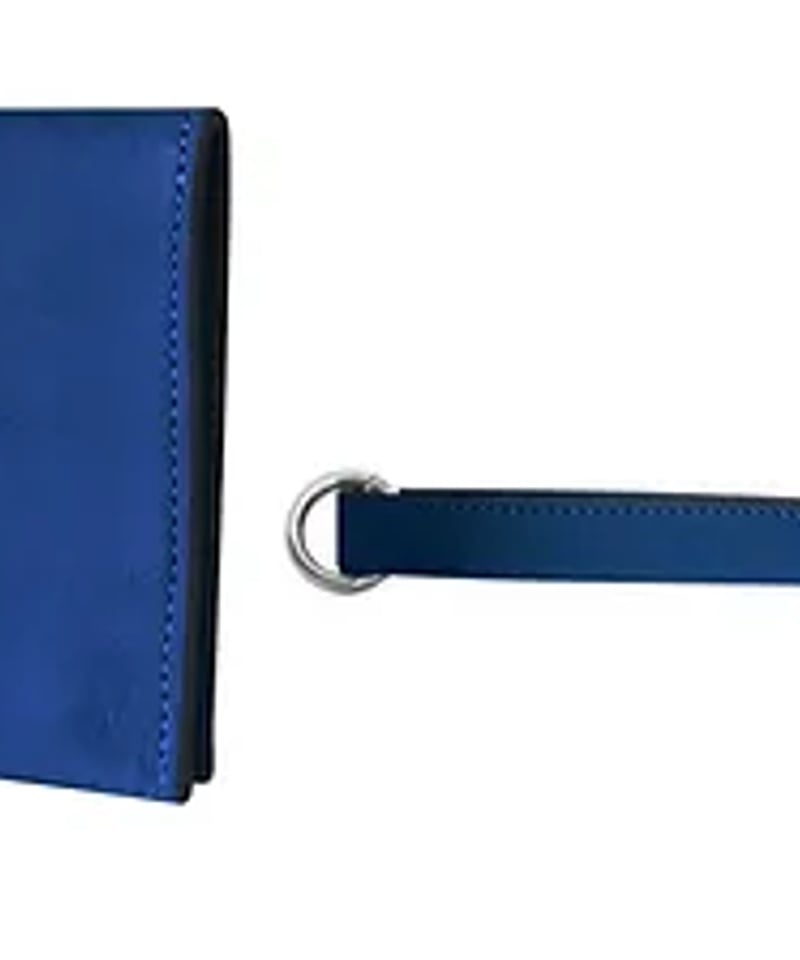 パリ発、beunperfect ショルダーストラップ付きレザーウォレット