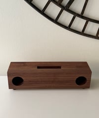 ウッドスピーカー＆スマホスタンド