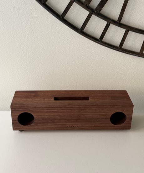 ウッドスピーカー＆スマホスタンド