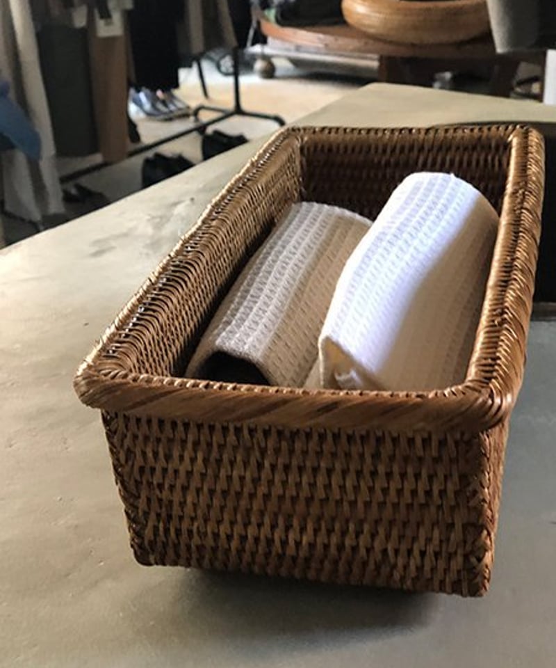 カトリーヌドゥヌアルラタンバスケットLサイズ美品 カトリーヌドゥヌアルラタンバスケットLサイズ美品 カトリーヌ