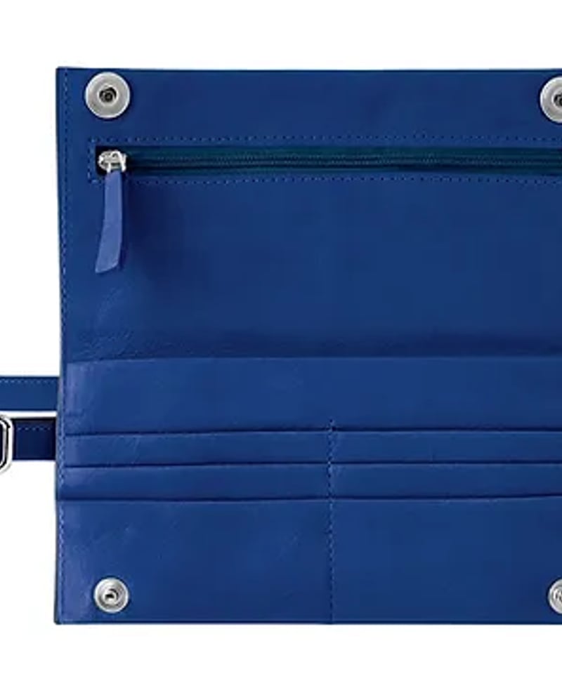 パリ発、beunperfect ショルダーストラップ付きレザーウォレット