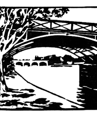ローラン・ルトゥルミー　版画　ボザール橋 I