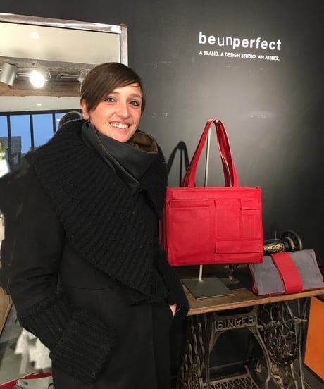 パリ発、beunperfect　折り畳みのできるダッフルバッグ