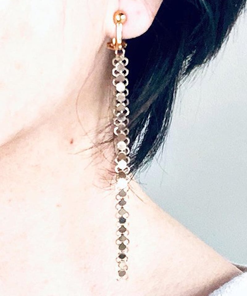 パリ発、Pascale Lion パスカル・リヨン ルイゾン イヤリング ゴールド  