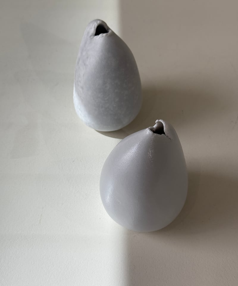 一輪挿し ヒヨコ 炭化グレー＆ブク | els nakanoshima