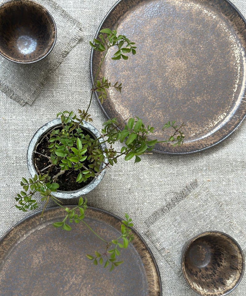 作家陶器 プランター 植木鉢 山下寛兼 花器 作家陶器 プランター 植木鉢 山下寛兼 花器