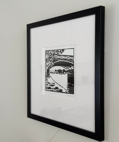 ローラン・ルトゥルミー　版画　ボザール橋 I
