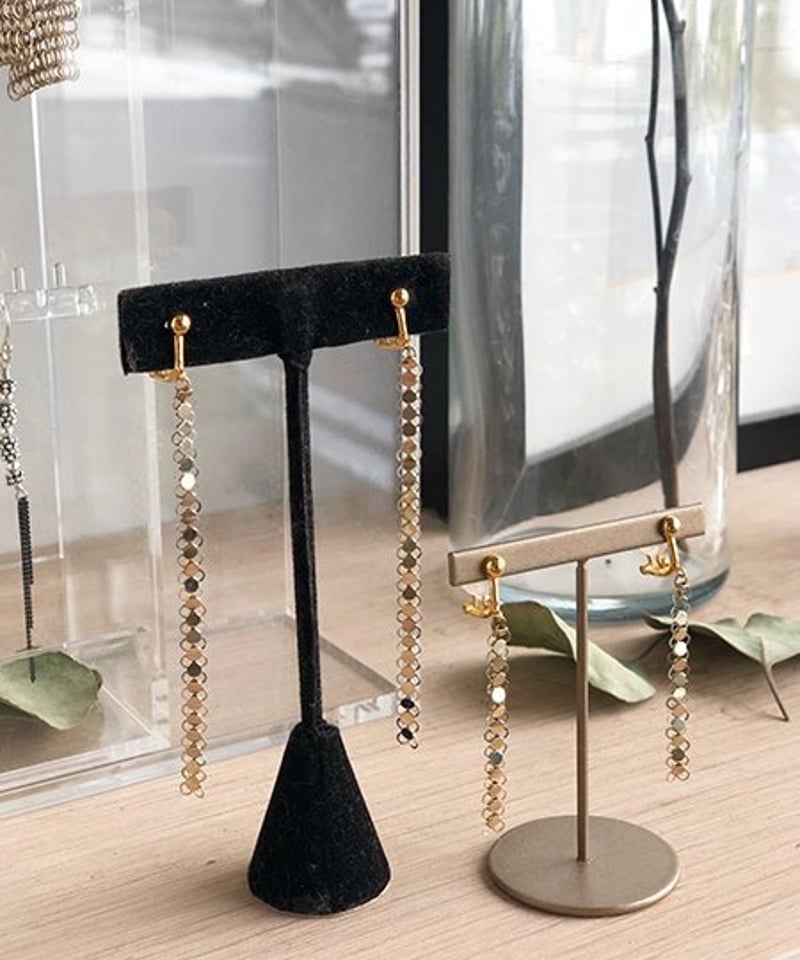 パリ発、Pascale Lion パスカル・リヨン ルイゾン イヤリング ゴールド  