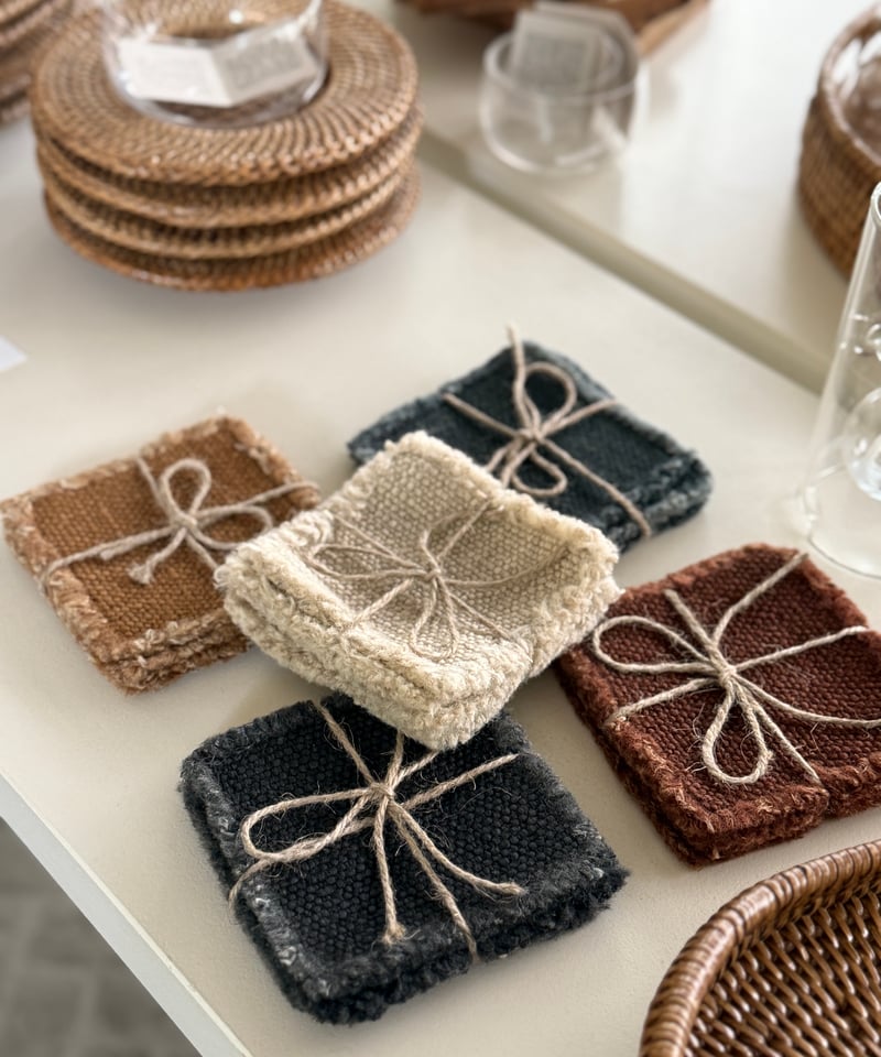 ベルジャンリネン コースター JASPER | els nakanoshima