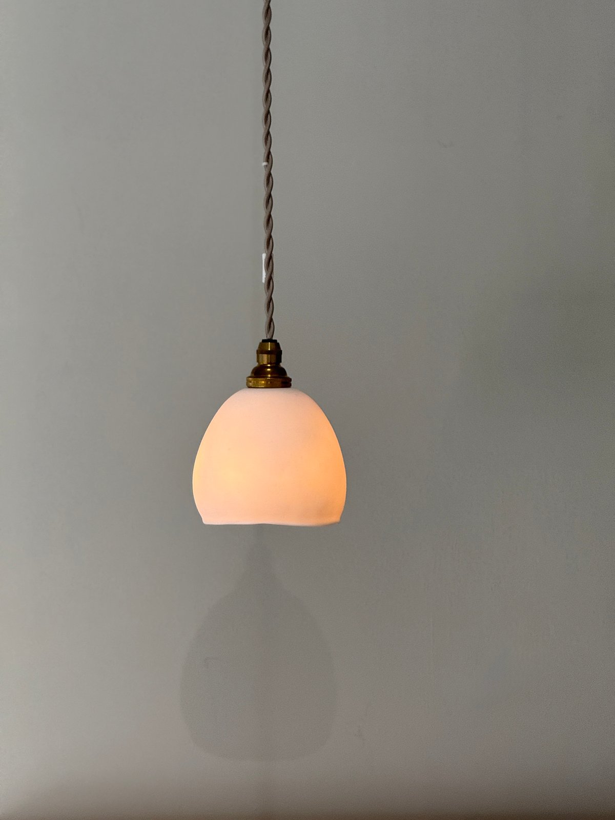 ナチュラル水草ランプシェードL5 透かし釣鐘L 透光シェード マット 小サイズ | els nakanoshima