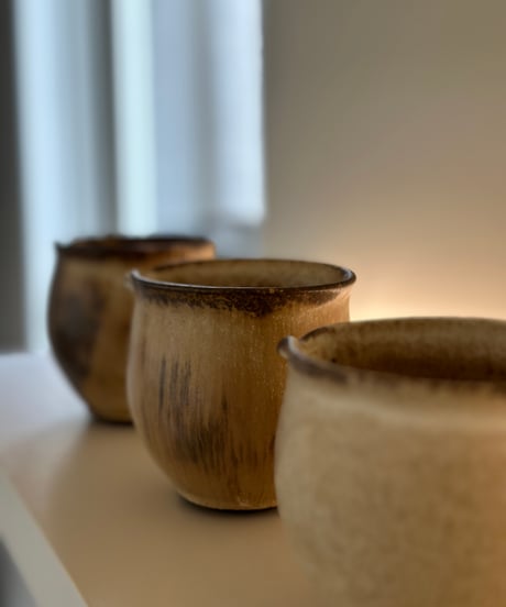 チタン釉薬水差し