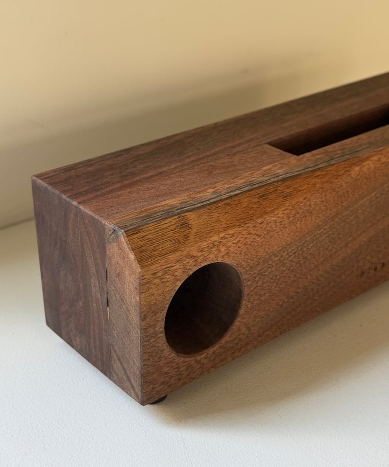 木製スピーカースタンド一対　ウォールナット 木製スピーカースタンド一対 ウォールナット