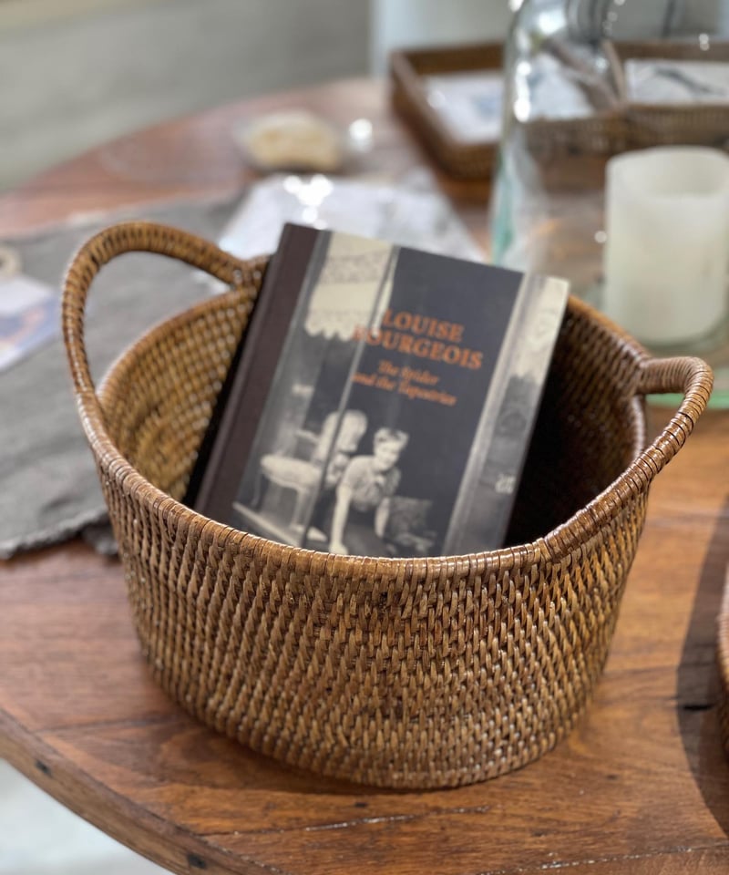 ホテル仕様のラタン オーバルバスケット | els nakanoshima