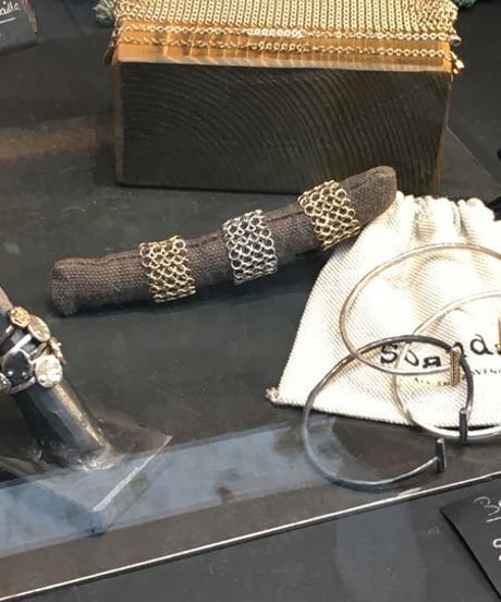 南仏発、soandso　メッシュチューブリング　シルバー