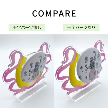 【缶バッジディスプレイ】缶バッジスタンド　1個用　トロフィタイプ