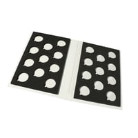 【缶バッジコレクション】B5サイズ缶バッジコレクションブック　ホワイト　※38mm対応※