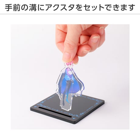 推しが飾れるコースター ゴシックver.
