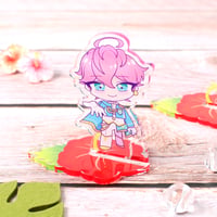 フラワーアクリル台座 ハイビスカス
