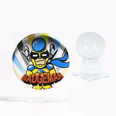 【缶バッジディスプレイ】缶バッジスタンド 56/57mm対応 1個用