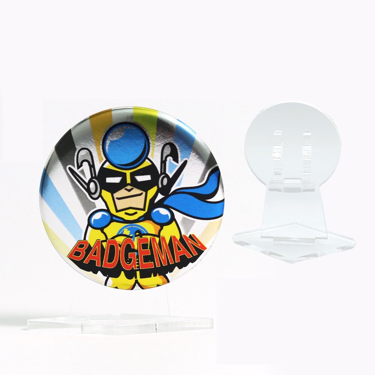 缶バッジディスプレイ】缶バッジスタンド 56/57mm対応 1個用 | 推し活