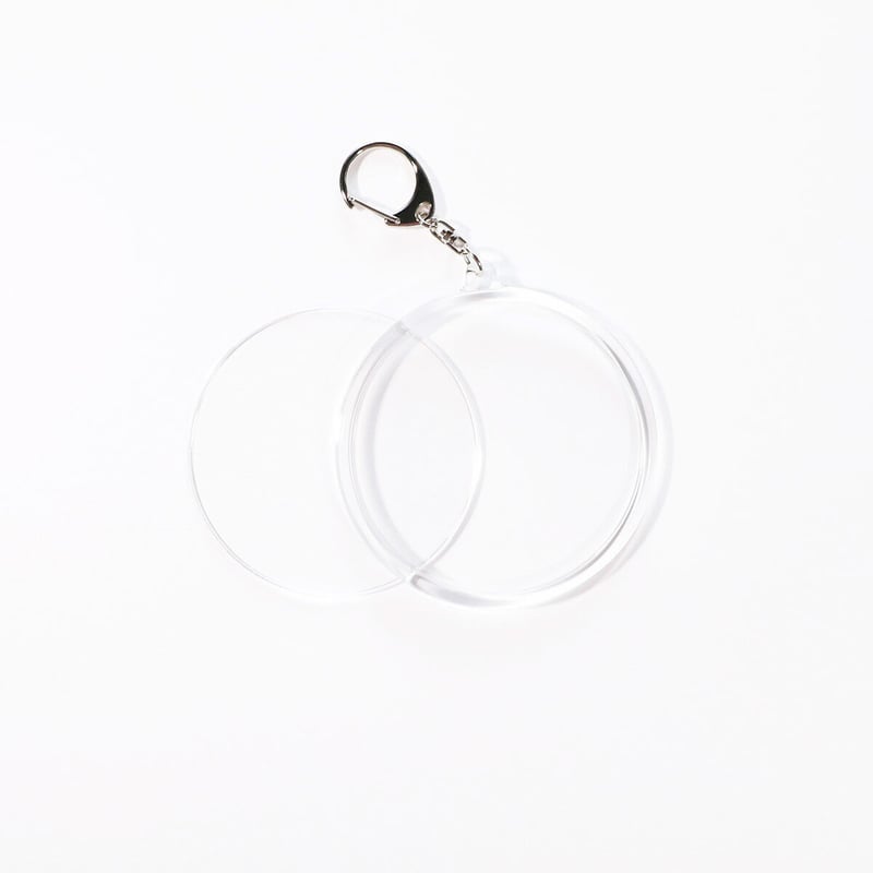 ハメパチ】90mm丸型コースター用キーホルダー ナスカン付き | 推し活