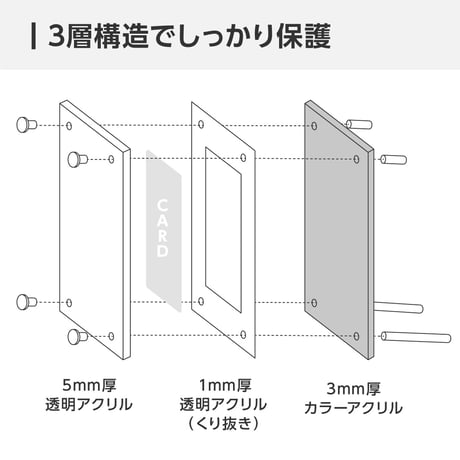 【トレカディスプレイ】シールドPRO　パステルカラー　選べる5色