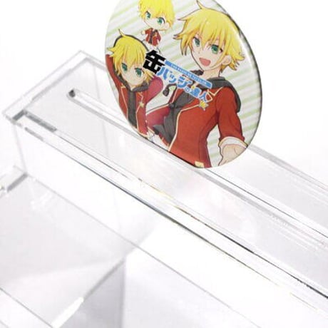【アクリルひな壇用】溝4.5mm 自立プレート　※缶バッジ自立用※