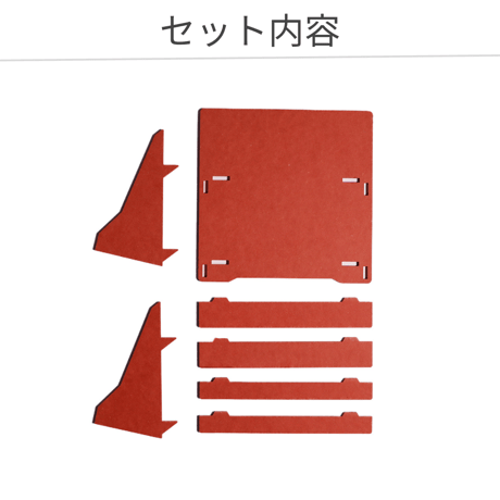 カラー木製ディスプレイスタンド２段　5色展開