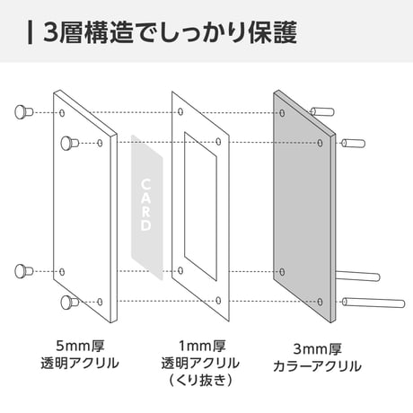 【トレカディスプレイ】シールドPRO　10色展開
