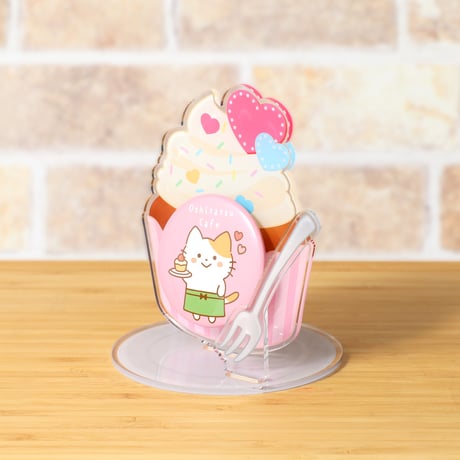 缶バッジスタンド カフェシリーズ カップケーキ