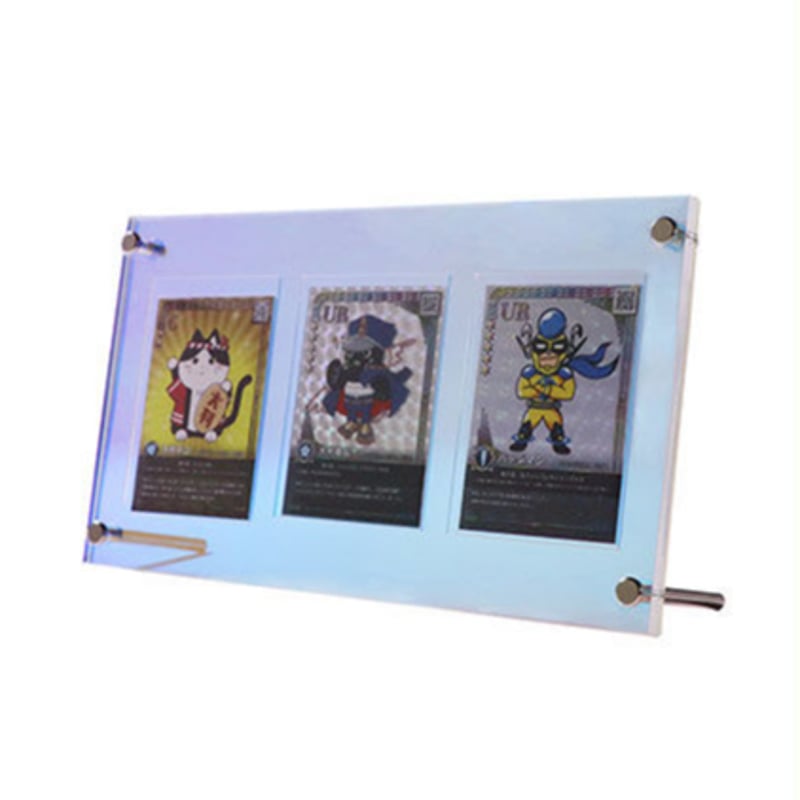 トレカディスプレイ】シールドPRO 3連タイプ オーロラ | 推し活グッズ