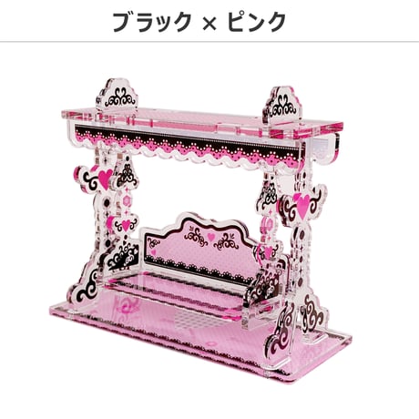 ミニフィギュアが乗るブランコベンチ