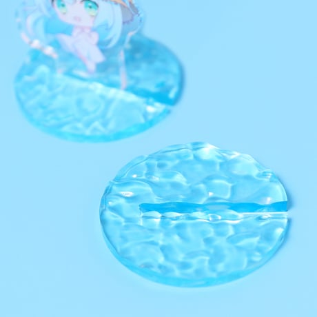 水面アクリル台座