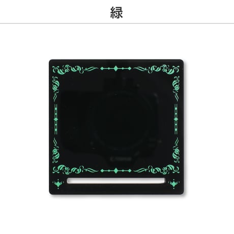推しが飾れるコースター ゴシックver.