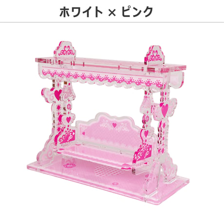 ミニフィギュアが乗るブランコベンチ