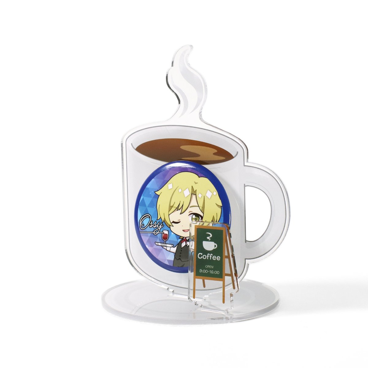 アニメイトカフェ　保科　アクリルスタンド　缶バッジ アニメイトカフェ 保科 アクリルスタンド 缶バッジ 怪獣8号 描き