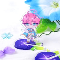 フラワーアクリル台座 あさがお