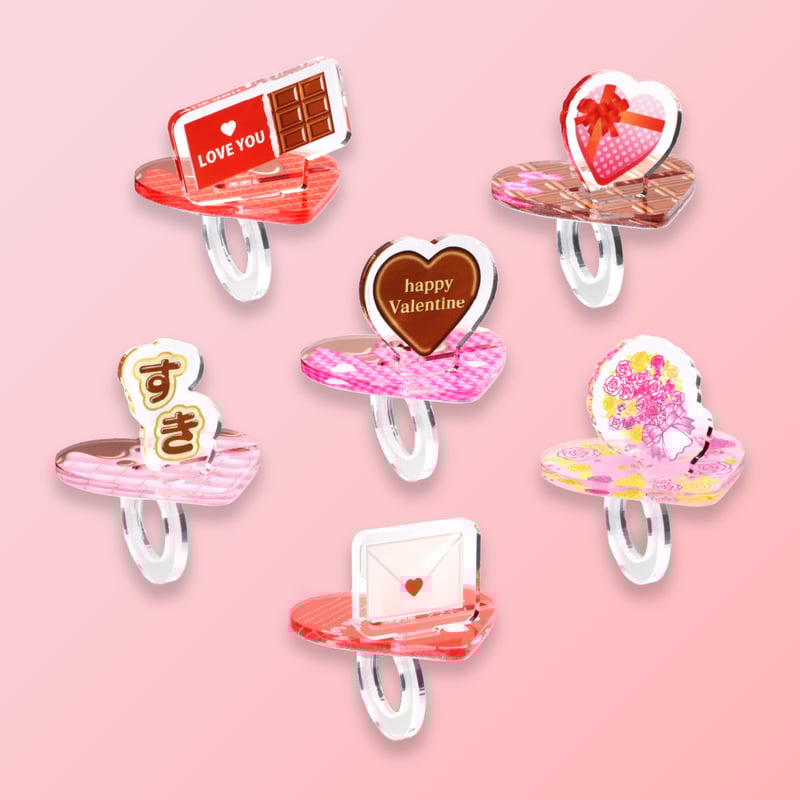 カプセルトイ/ランダム】推し撮リングバレンタインVer. | 推し活グッズ