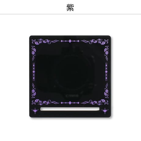 推しが飾れるコースター ゴシックver.