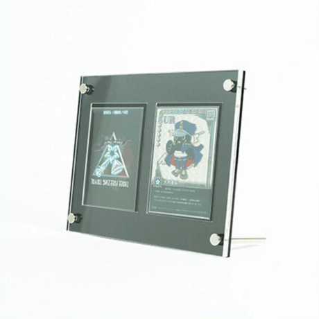 【トレカディスプレイ】シールドPRO2連タイプ　ブラック