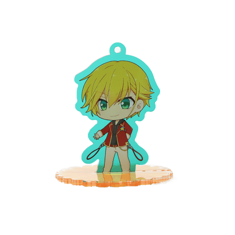 【カタチいろいろ4個セット】花形透明アクリル台座　マーガレット/サクラ/ツバキ/コスモス