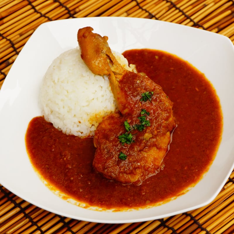 鶏もも一本カレー(1個) | 種子にんにく農園