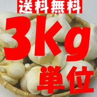 不揃いにんにく3㎏単位≪予約商品７月より発送！≫(送料無料※沖縄・離島を除く)