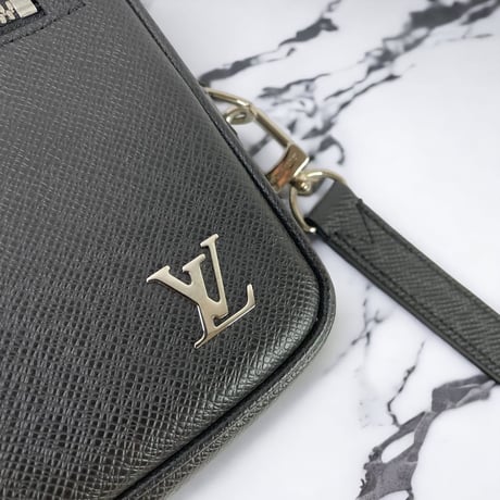 【美品】LOUIS VUITTON ルイヴィトン セカンドバッグ ポシェット カサイ ブラック ノワール