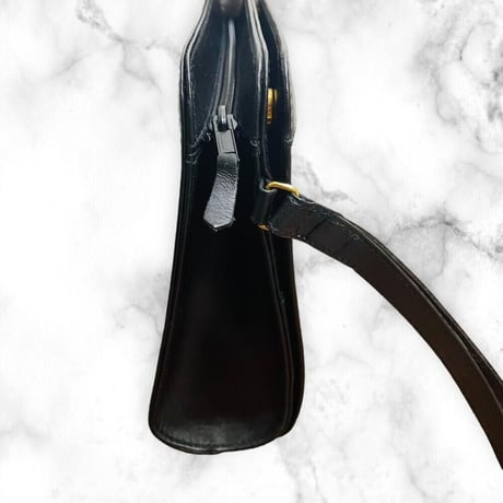 【美品】ダンヒル セカンドバッグ ブラック レザー クラッチバッグ