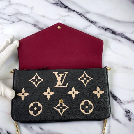 【美品】ルイヴィトン アンプラント ポシェット フェリシー ショルダーバッグ