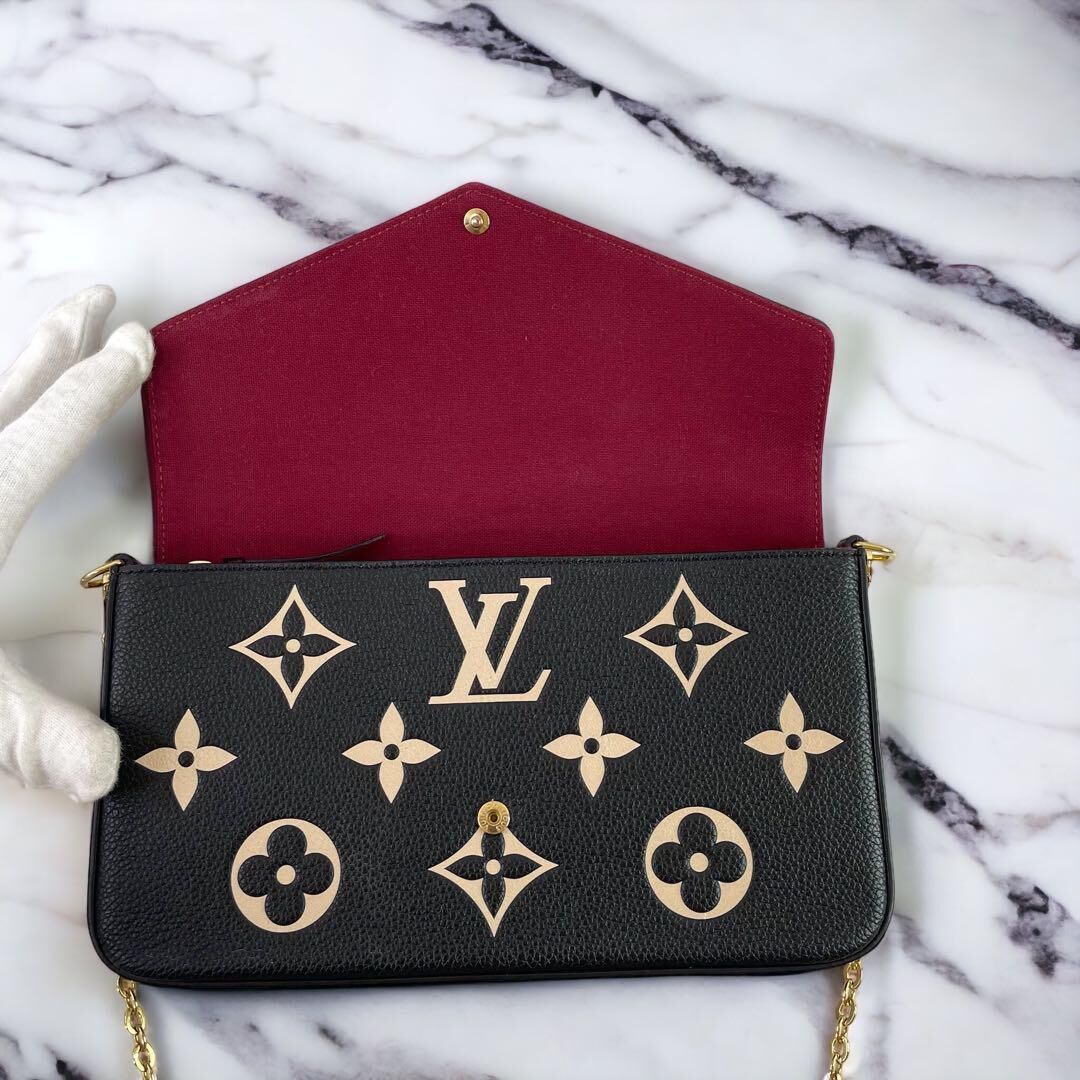 美品】ルイヴィトン アンプラント ポシェット フェリシー 美品】ルイヴィトン アンプラント ポシェット フェリシー