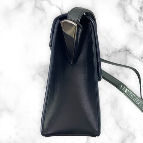 【良品】BALENCIAGA バレンシアガ ショルダーバッグ ハンドバッグ ミニトラペーズ マイヨン 2way ストラップ付き