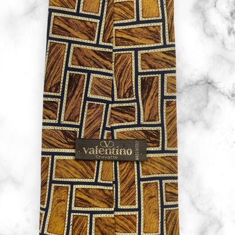 【202】VALENTINO ヴァレンティノ ネクタイ ブラウン ハイブランド