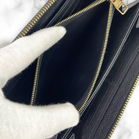 【美品】LOUIS VUITTON ルイヴィトン 長財布 モノグラム アンプラント ジッピーウォレット